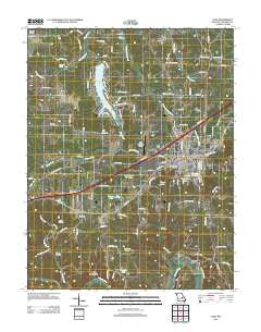 Cuba Missouri Historical topographic map, 1:24000 scale, 7.5 X 7.5 Minute, Year 2012