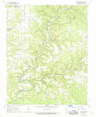 Cureall NW Missouri Historical topographic map, 1:24000 scale, 7.5 X 7.5 Minute, Year 1968