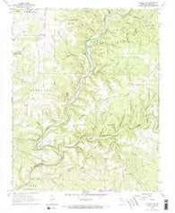 Cureall NW Missouri Historical topographic map, 1:24000 scale, 7.5 X 7.5 Minute, Year 1968