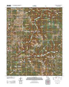 Cureall NW Missouri Historical topographic map, 1:24000 scale, 7.5 X 7.5 Minute, Year 2012