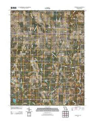 Curryville Missouri Historical topographic map, 1:24000 scale, 7.5 X 7.5 Minute, Year 2012