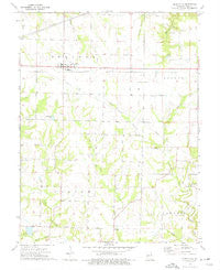Curryville Missouri Historical topographic map, 1:24000 scale, 7.5 X 7.5 Minute, Year 1973