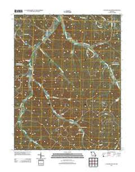 Cyclone Hollow Missouri Historical topographic map, 1:24000 scale, 7.5 X 7.5 Minute, Year 2012