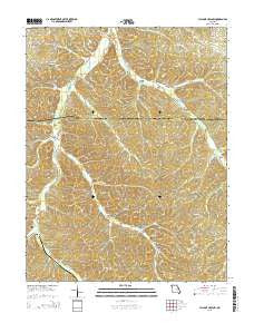 Cyclone Hollow Missouri Current topographic map, 1:24000 scale, 7.5 X 7.5 Minute, Year 2015