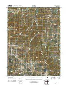 Cyrene Missouri Historical topographic map, 1:24000 scale, 7.5 X 7.5 Minute, Year 2012