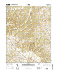 Cyrene Missouri Current topographic map, 1:24000 scale, 7.5 X 7.5 Minute, Year 2014