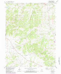 Cyrene Missouri Historical topographic map, 1:24000 scale, 7.5 X 7.5 Minute, Year 1978