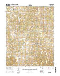 Darien Missouri Current topographic map, 1:24000 scale, 7.5 X 7.5 Minute, Year 2015