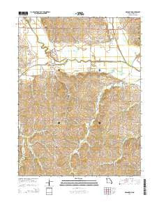 Darlington Missouri Current topographic map, 1:24000 scale, 7.5 X 7.5 Minute, Year 2014