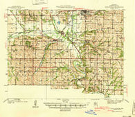 Darlington Missouri Historical topographic map, 1:62500 scale, 15 X 15 Minute, Year 1940