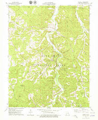 Davisville Missouri Historical topographic map, 1:24000 scale, 7.5 X 7.5 Minute, Year 1978