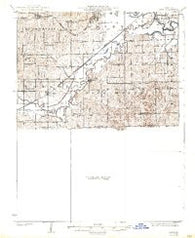 Dawn Missouri Historical topographic map, 1:62500 scale, 15 X 15 Minute, Year 1924