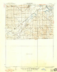 Dawn Missouri Historical topographic map, 1:62500 scale, 15 X 15 Minute, Year 1924