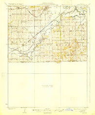 Dawn Missouri Historical topographic map, 1:62500 scale, 15 X 15 Minute, Year 1924