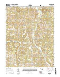 Dawson Missouri Current topographic map, 1:24000 scale, 7.5 X 7.5 Minute, Year 2015