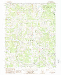 Dawson Missouri Historical topographic map, 1:24000 scale, 7.5 X 7.5 Minute, Year 1987