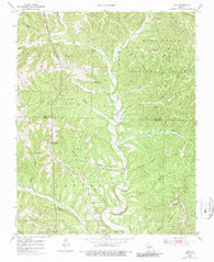 Day Missouri Historical topographic map, 1:24000 scale, 7.5 X 7.5 Minute, Year 1955