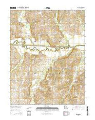 Dayton Missouri Current topographic map, 1:24000 scale, 7.5 X 7.5 Minute, Year 2014