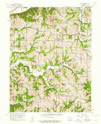 De Kalb Missouri Historical topographic map, 1:24000 scale, 7.5 X 7.5 Minute, Year 1961