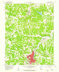 De Soto Missouri Historical topographic map, 1:24000 scale, 7.5 X 7.5 Minute, Year 1960