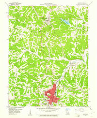 De Soto Missouri Historical topographic map, 1:24000 scale, 7.5 X 7.5 Minute, Year 1960