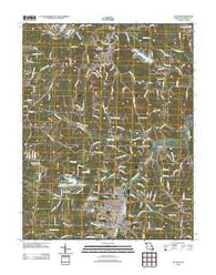 De Soto Missouri Historical topographic map, 1:24000 scale, 7.5 X 7.5 Minute, Year 2012