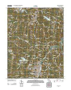De Soto Missouri Historical topographic map, 1:24000 scale, 7.5 X 7.5 Minute, Year 2012