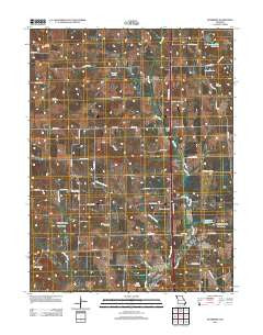 Dearborn Missouri Historical topographic map, 1:24000 scale, 7.5 X 7.5 Minute, Year 2012