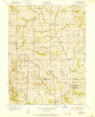 Dearborn Missouri Historical topographic map, 1:24000 scale, 7.5 X 7.5 Minute, Year 1951
