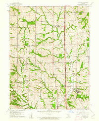 Dearborn Missouri Historical topographic map, 1:24000 scale, 7.5 X 7.5 Minute, Year 1961