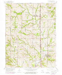 Dearborn Missouri Historical topographic map, 1:24000 scale, 7.5 X 7.5 Minute, Year 1961
