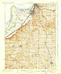 Dearborn Missouri Historical topographic map, 1:62500 scale, 15 X 15 Minute, Year 1927