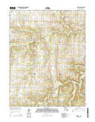 Dederick Missouri Current topographic map, 1:24000 scale, 7.5 X 7.5 Minute, Year 2015