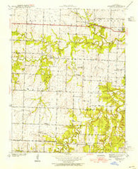 Dederick Missouri Historical topographic map, 1:24000 scale, 7.5 X 7.5 Minute, Year 1939