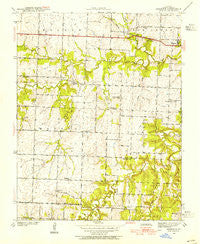 Dederick Missouri Historical topographic map, 1:24000 scale, 7.5 X 7.5 Minute, Year 1939