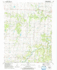 Dederick Missouri Historical topographic map, 1:24000 scale, 7.5 X 7.5 Minute, Year 1991