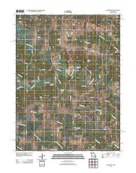 Deer Ridge Missouri Historical topographic map, 1:24000 scale, 7.5 X 7.5 Minute, Year 2012