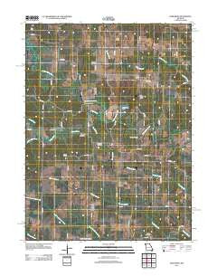 Deer Ridge Missouri Historical topographic map, 1:24000 scale, 7.5 X 7.5 Minute, Year 2012