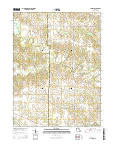 Deer Ridge Missouri Current topographic map, 1:24000 scale, 7.5 X 7.5 Minute, Year 2014