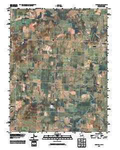 Deerfield Missouri Historical topographic map, 1:24000 scale, 7.5 X 7.5 Minute, Year 2009