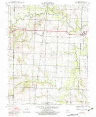 Deerfield Missouri Historical topographic map, 1:24000 scale, 7.5 X 7.5 Minute, Year 1939
