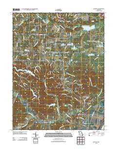 Defiance Missouri Historical topographic map, 1:24000 scale, 7.5 X 7.5 Minute, Year 2012