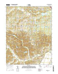 Defiance Missouri Current topographic map, 1:24000 scale, 7.5 X 7.5 Minute, Year 2015