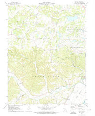 Defiance Missouri Historical topographic map, 1:24000 scale, 7.5 X 7.5 Minute, Year 1972