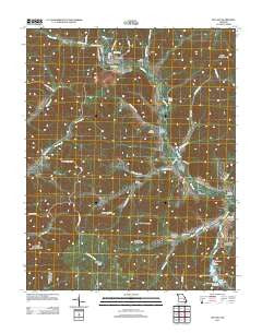 Des Arc Missouri Historical topographic map, 1:24000 scale, 7.5 X 7.5 Minute, Year 2011
