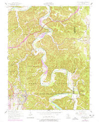 Devils Elbow Missouri Historical topographic map, 1:24000 scale, 7.5 X 7.5 Minute, Year 1954