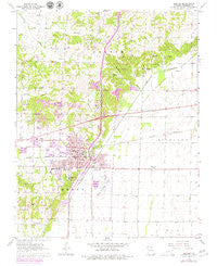 Dexter Missouri Historical topographic map, 1:24000 scale, 7.5 X 7.5 Minute, Year 1963