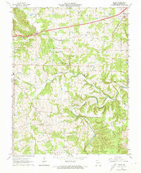 Dillon Missouri Historical topographic map, 1:24000 scale, 7.5 X 7.5 Minute, Year 1963