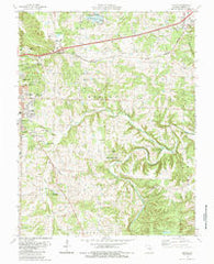 Dillon Missouri Historical topographic map, 1:24000 scale, 7.5 X 7.5 Minute, Year 1985