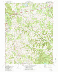 Dillon Missouri Historical topographic map, 1:24000 scale, 7.5 X 7.5 Minute, Year 1985